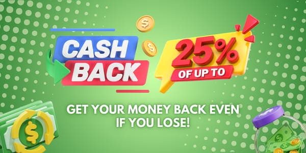 Bouncing Ball rewards banner with casino and arcade artwork