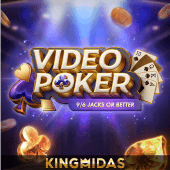 Video Poker card table icon showing a five-card poker hand